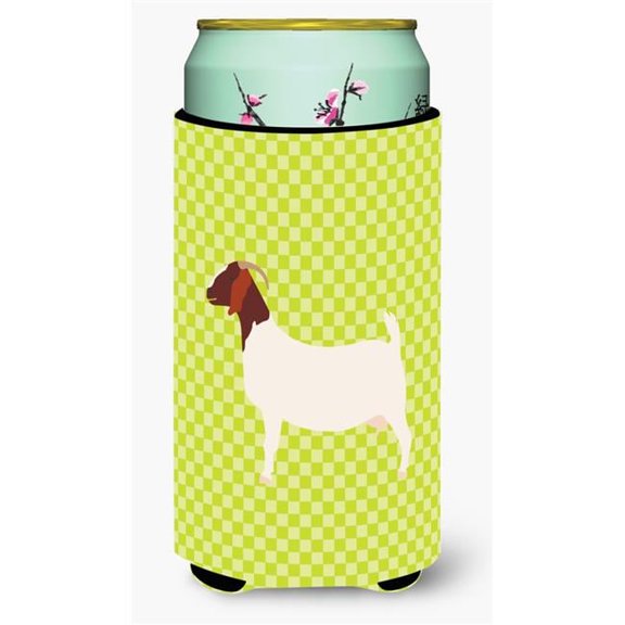 Boer Goat Green Tall Boy Beverage Insulator Hugger