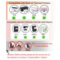 thumbnail image 5 of WONLABEL 1.57x1.18 (40x30mm) Thermal Labels for T50M/M110/M108/M220/M260 Label Makers, Self-Adhesive Stickers Thermal Printer Labels for Small Business Barcode & Packaging, 230pcs/Roll, Stary Purple, 5 of 7