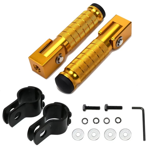 Posapiés plegables de aluminio CNC XINGWU, color dorado
