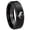 Black Polish Step Edge, variant on Lizard Dome Brushed Finish Blue Tungsten Men Ring 10MM