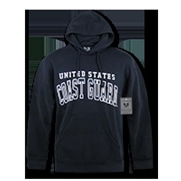 Rapid Dominance Military Pullover Hoodies - Coast Guard, Black - Small