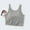Gray, variant on Camisoles Black Sleeveless Crew Neck Crop Tops with Built in Bras Solid Color Womens Casual Tops and Blouses L