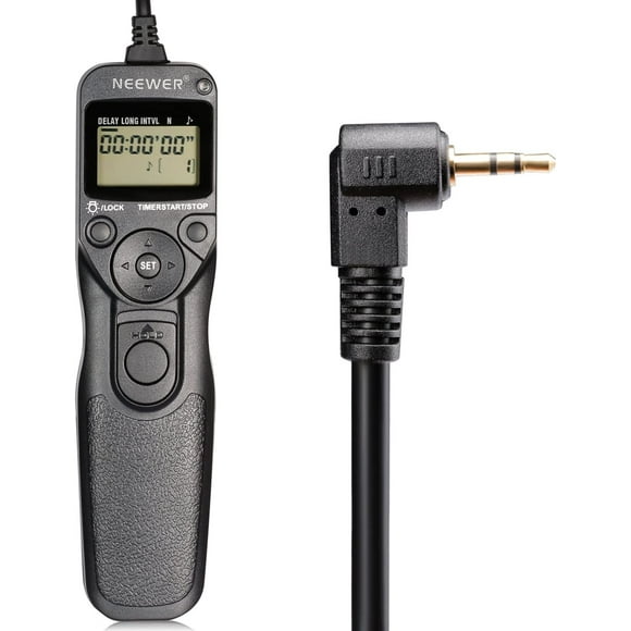 Neewer LCD Timer Shutter Release Remote Control for Canon 700D/T5i, 650D/T4i, 500D/T1i, 350D/XT, 400D/XTi, 1000D/XS,