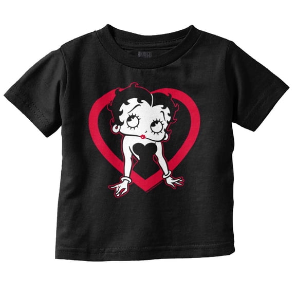 Vintage Retro Betty Boop Cartoon Youth T Shirt Tee Girls Infant Toddler Brisco Brands 6M