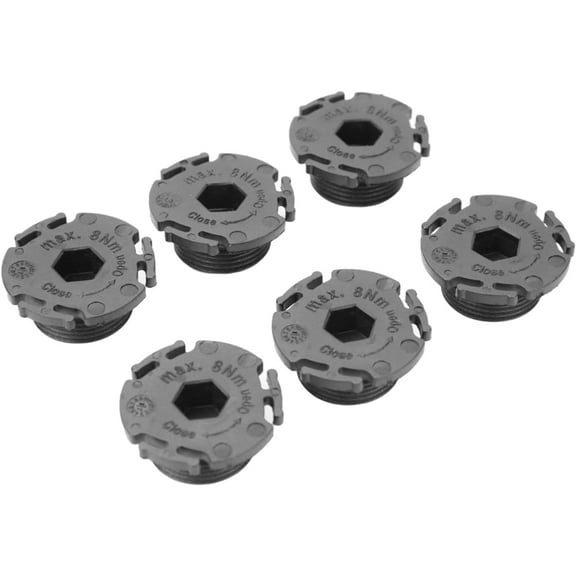 BINB ROAD 6PC Engine Oil Pan Drain Plug 11137605018 Compatible with BMW 228i 328i 320i 428i 528i X1 X3 Z4