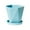 Sky Blue, variant on UYUH Heavy-Duty Thicken Plastic Planters for Indoor/Outdoor Plants Extra Large Resin Flower Pots with Drainage Holes, Durable Balcony/Patio/Garden Decoration