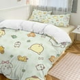 thumbnail image 6 of Pompompurin Duvet Cover Set 3-Piece Bedding Set Soft Warm And Comfortable Soft Bed Set with 1 Duvet Cover And 2 Pillowcases for Bedroom All Season 90"x90", 6 of 7