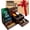 Brown, variant on Nightstand Organizer- Bedside Docking Station for Men- Gifts for Husband, Father or Dad from Wife, Son or Daughter- Desk Organizer for Phone, Watches, Wallet & Accessories (Black)