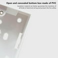 thumbnail image 4 of 30W 4 Position Wall Mount Volume Control Knob for Constant Voltage Speakers, Flame Retardant PC Material, Lossless Sound Quality, 4 of 7