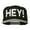 Black Silver, variant on Hey Embroidered Snapback Cap - Natural Black OSFM