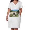 thumbnail image 3 of Vestido de bolsillo suelto histórico Hulihe`e, vestido de verano diario, vestidos de verano para mujer, vestidos de lujo, 3 of 7