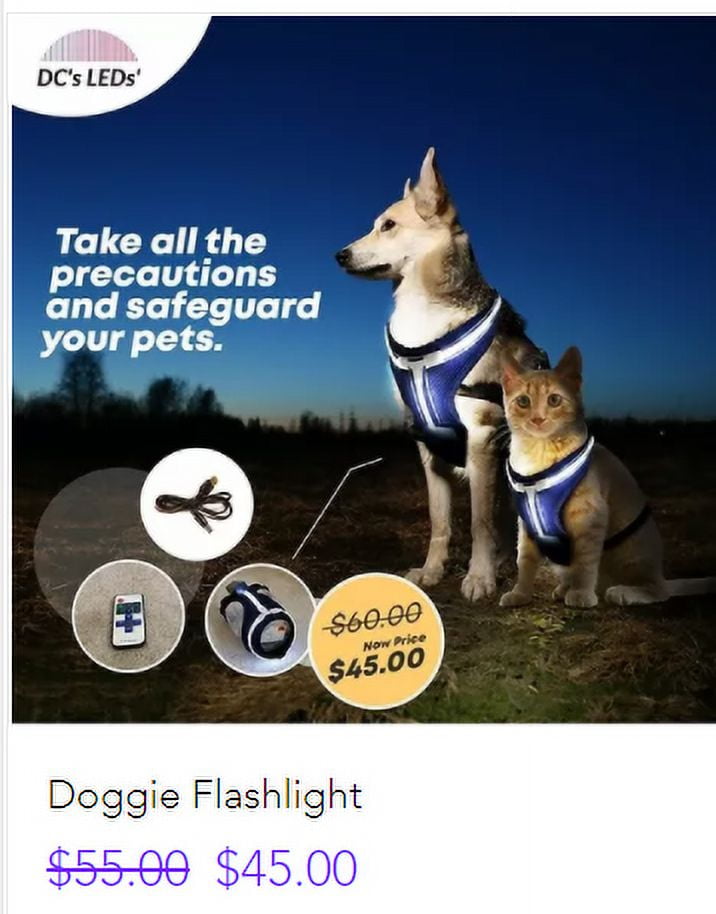 Remote-Controlled Reflective LED Safety Vest for Your Dog & Cat For Prevent Accidents |  Glow-in-the-Dark Night Walking Harness | Rechargeable & Safe Battery Technology