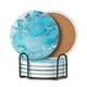 thumbnail image 1 of Posavasos Hoewina, absorbente de cerámica de mármol, 4 pulgadas, 6 unidades, 1 of 7