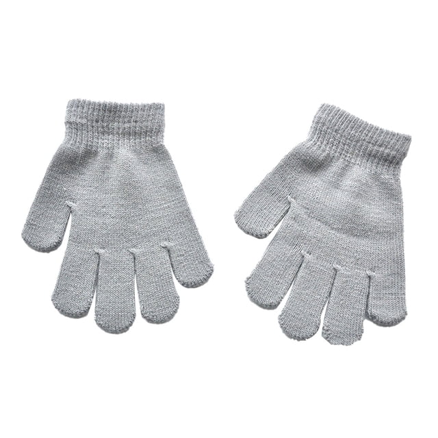 Minnieouse 1 par de guantes para niños, guantes delicados para niños, prácticos, prácticos, para niños y niñas, accesorios de ropa para ropa de guantes y mitones gris claro Minnieouse AP009501-04B