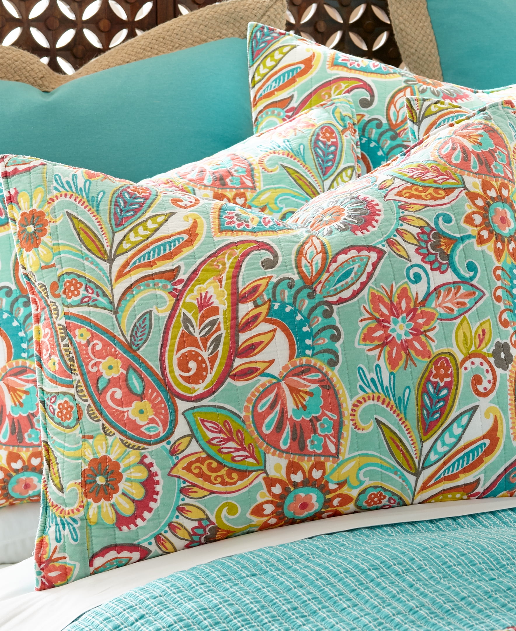 Levtex Home Palisades Paisley Cotton Quilt, King - Reversible