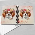 thumbnail image 4 of Happy Mother's Day Cavalier King Charles Spaniel with Flower Crown and Greeting Card Spiral Bound Journal Dog Lover Gifts 5x7in Spiral Notebook - 13004, 4 of 5