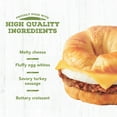 thumbnail image 4 of Jimmy Dean Delights Turkey Sausage, Egg White & Cheese Croissant Sandwich, 19.2 oz, 4 Count (Frozen), 4 of 17