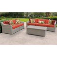 thumbnail image 2 of Coast 6 Piece Outdoor Wicker Patio Furniture Set 06p, 2 of 2