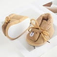 thumbnail image 5 of Unisex Newborn Baby Cotton Booties Non-Slip Sole for Toddler Boys Girls Infant Winter Warm Fleece Cozy Animial Patten Shoes, 5 of 6