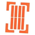 thumbnail image 4 of Juego de marcadores de líneas de cancha, juego de marcado de líneas, kit de marcadores de cancha deportiva para césped y parque, de lanzamiento para, 4 of 8