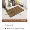 thumbnail image 6 of -Coffee Mat-Coffee Bar Accessories-Absorbent Stain Resistant Drying Mat Fit Under Coffee Maker Machine Coffee Pot Tray Espresso Machine-Coffee Station Accessories and Decor-12\u201dx19\u201d, 6 of 6