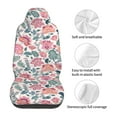 thumbnail image 4 of Sigee Flower Leaves for Universal Car Seat Covers, Premium Car Seat Protector Set for Cars, SUVs, Trucks, 4 of 5