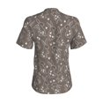 thumbnail image 3 of Uemuo Retro Bunny Printed Women's Classic V-Neck T-Shirt - Soft, Breathable, Moisture-Wicking, Perfect for Casual, Office, Travel, and Everyday Wear-X-Large, 3 of 5