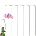 thumbnail image 2 of 5Pcs Plant Cage Support Rings Silver Sunflower For Phalaenopsis Stainless Steel Orchid Rose Garden Plant Stakes, 2 of 12