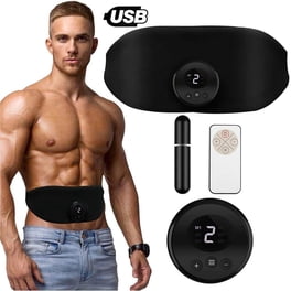 HURRISE Stimulateur musculaire abdominal Ceinture de Fitness EMS