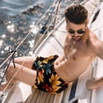 thumbnail image 2 of luoweisi Men's Beach Shorts Quick Dry Swim Trunks with Mesh Lining Thanksgiving Leaves L, 2 of 5