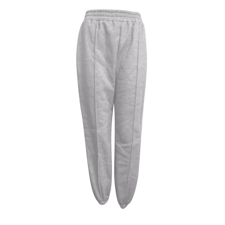 Dyegold Grey Sweatpants For Women Ladies Pants For Women Trendy Joggers  Women Y2K Clothes Plus Size ​Workout ​Straight Leg Sweatpants For Women