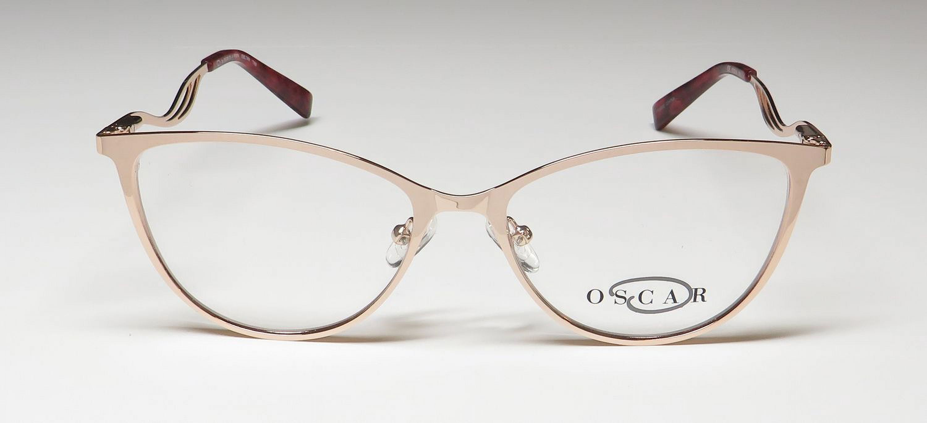 NEW OSCAR by Oscar De La Renta OSL-512WMCA 664 Rose Gold Eyeglasses 50/17/135 OSCAR DE LA RENTA OSL 749 EXCLUSIVE COLLECTION ADULT SIZE  main image 4
