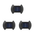 thumbnail image 2 of Wosthever Lámpara de pared LED Solar impermeable luz automática luminosa inalámbrica Auto-apagado patio paisaje iluminación luz cálida Type1 NO1, 2 of 6