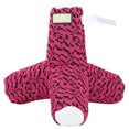 thumbnail image 2 of Juguete para masticar mascotas, mini cerdo para mascotas, juguetes de entrenamiento molar, resistencia a las mordeduras, juguete sonoro, columna de cuatro patas, rosa roja, 2 of 5