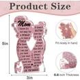 thumbnail image 3 of JUMRHFAN Mom Gifts from Daughter Gift for Mom, Mom Birthday Ideas Gift Cool Mother's Day Gifts from Daughter Best Mom Ever Gifts New Mom Single Mom Acrylic Plaque Sign (5x3in), 3 of 8