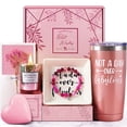 thumbnail image 1 of Cesta de regalo CITTA Relaxation Gifts para mujer con vaso hecho a mano, 1 of 8