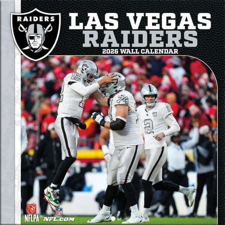 Turner Licensing NFL Las Vegas Raiders 2026 Mini Wall Calendar