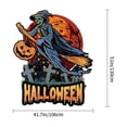 thumbnail image 3 of FufuCrick Halloween Car Trunk Flag, 46x49 Inches Polyester Decorative Banner for Halloween Decor, Static Outdoor Ornamental Display for Halloween Party Decorations, Multicolor, 3 of 7