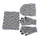 thumbnail image 1 of Conjunto de gorro guantes y bufanda Jadeshay de invierno color gris, 1 of 14
