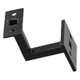 thumbnail image 2 of 2Pc Stainless Steel Handrail Brackets For Stairs Square Stair Balustrade Bracket Accessories Matte Black Bannister Handrail Smile Home, 2 of 9