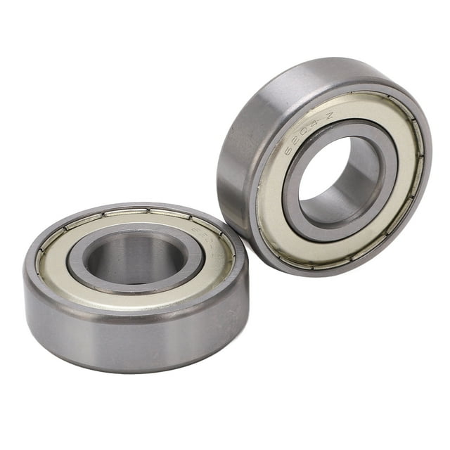 Cojinete De Ranura Profunda Acero Robusto Estable De Baja Fricción 2 Piezas Cojinete Sellado De Goma Doble Para Automóviles Para Motocicletas ANGGREK Hardware