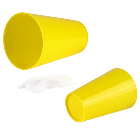 

Handcraft Phone 2 Set Self-Made Phone Voice Tube Handcraft Phone Kids Science Training Prop
