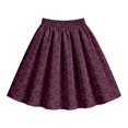 thumbnail image 5 of Wxolcjlv Womens Oktoberfest Floral Print Pleated Midi Skirt High Waist A Line Bavarian Festival Wear Skirts, 5 of 5