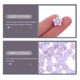 thumbnail image 4 of Shisuyan Embellissements Floraux Résine Violet 50 Pcs 1.50x1.50x0.50 Po, 4 of 9
