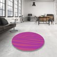 thumbnail image 4 of Ahgly Company Machine Washable Indoor Rectangle Transitional Deep Pink Area Rugs, 7' x 10', 4 of 7
