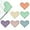 Love(6pcs), variant on Leather Heart Bookmarks - Winjeto 6 Pieces Cute Corner Page Book Marks for Teachers Students Book Reading Lovers, for School Office Home Supplies (Love(6pcs))