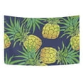 thumbnail image 4 of MYPOP Pineapple Tropical Fruits Tapestry Wall Hanging Decoration Home Decor Living Room Dorm 80x60 inches, 4 of 4