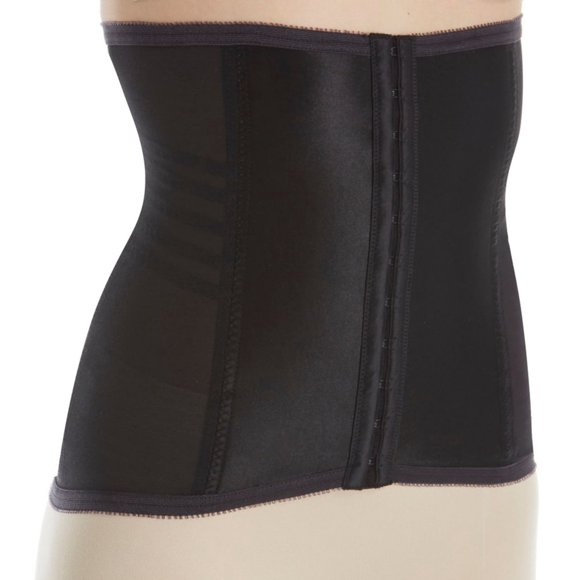 Women's Rago 821 Shapette Satin Panel Waist Cincher (Black XL)