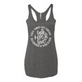 thumbnail image 2 of Wild Bobby Faith Hope & Love Three Things That Last Forever Inspirational/Christian Women Tri-Blend Racerback Tank Top, Premium Heather, Medium, 2 of 6