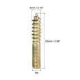 thumbnail image 2 of M4x25mm Hanger Bolts, 24 Pack Double Ended Thread Dowel Screws, 2 of 5